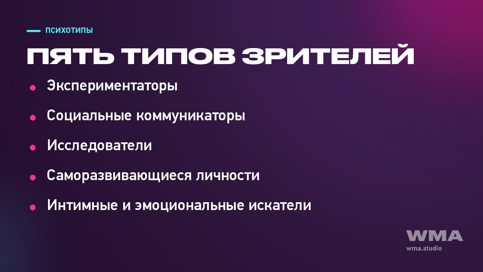 Психотипы мемберов: пять причин, по которым зритель приходит на вебкам-сайт